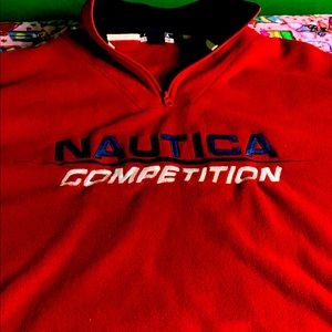Vintage Nautica fleece pull over xxl
